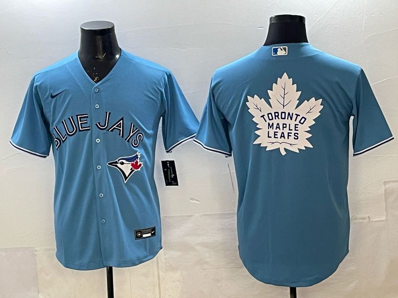 Men 2025 Toronto Blue Jays Blank Light Blue Game Nike MLB Jersey style 06